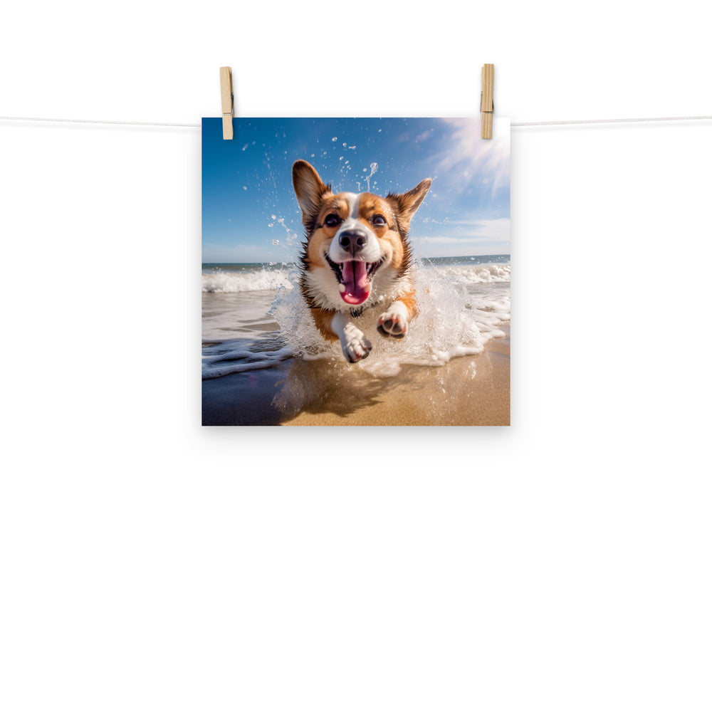 Welsh Corgi Photo paper poster - PosterfyAI.com