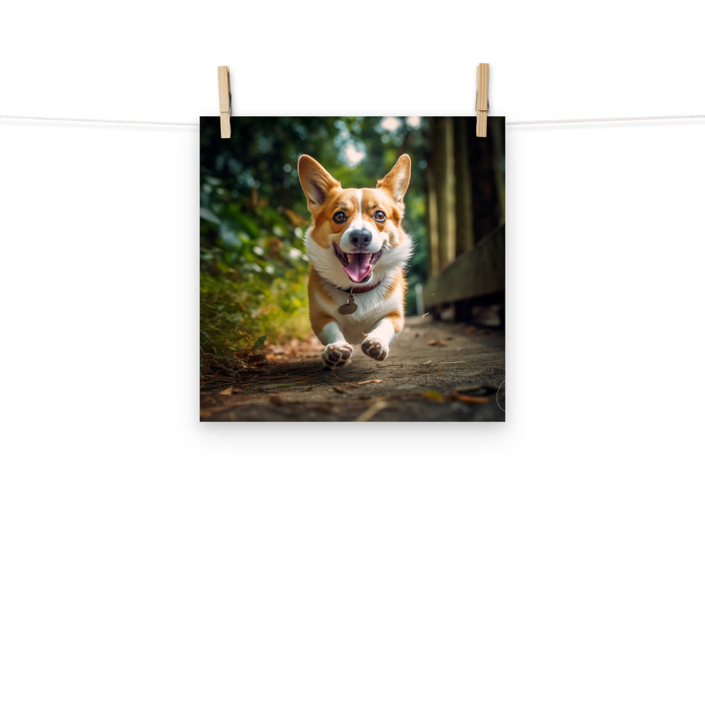 Welsh Corgi Photo paper poster - PosterfyAI.com