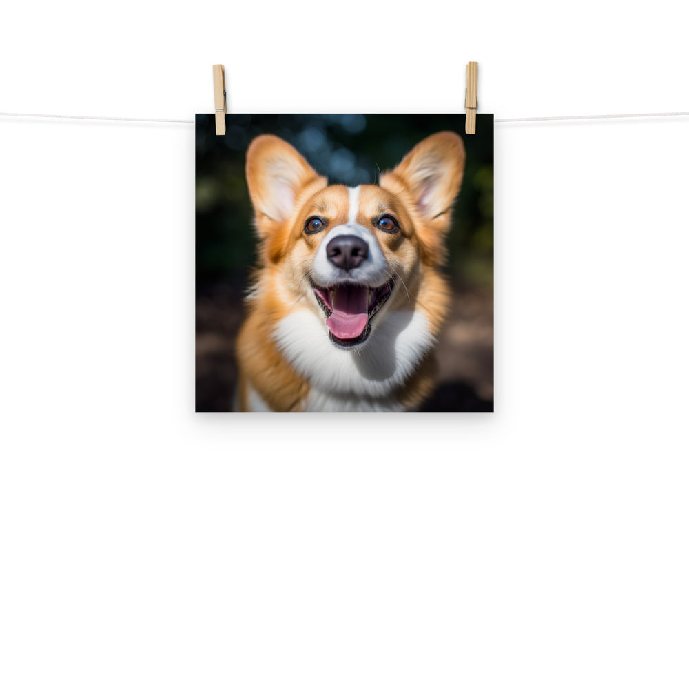 Welsh Corgi Photo paper poster - PosterfyAI.com