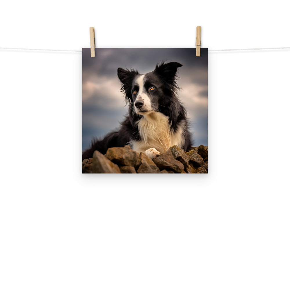 Border Collie Photo paper poster - PosterfyAI.com