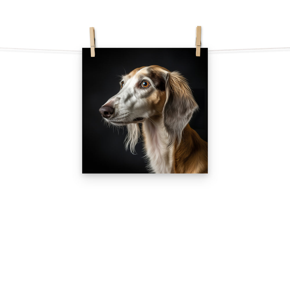 Saluki Photo paper poster - PosterfyAI.com
