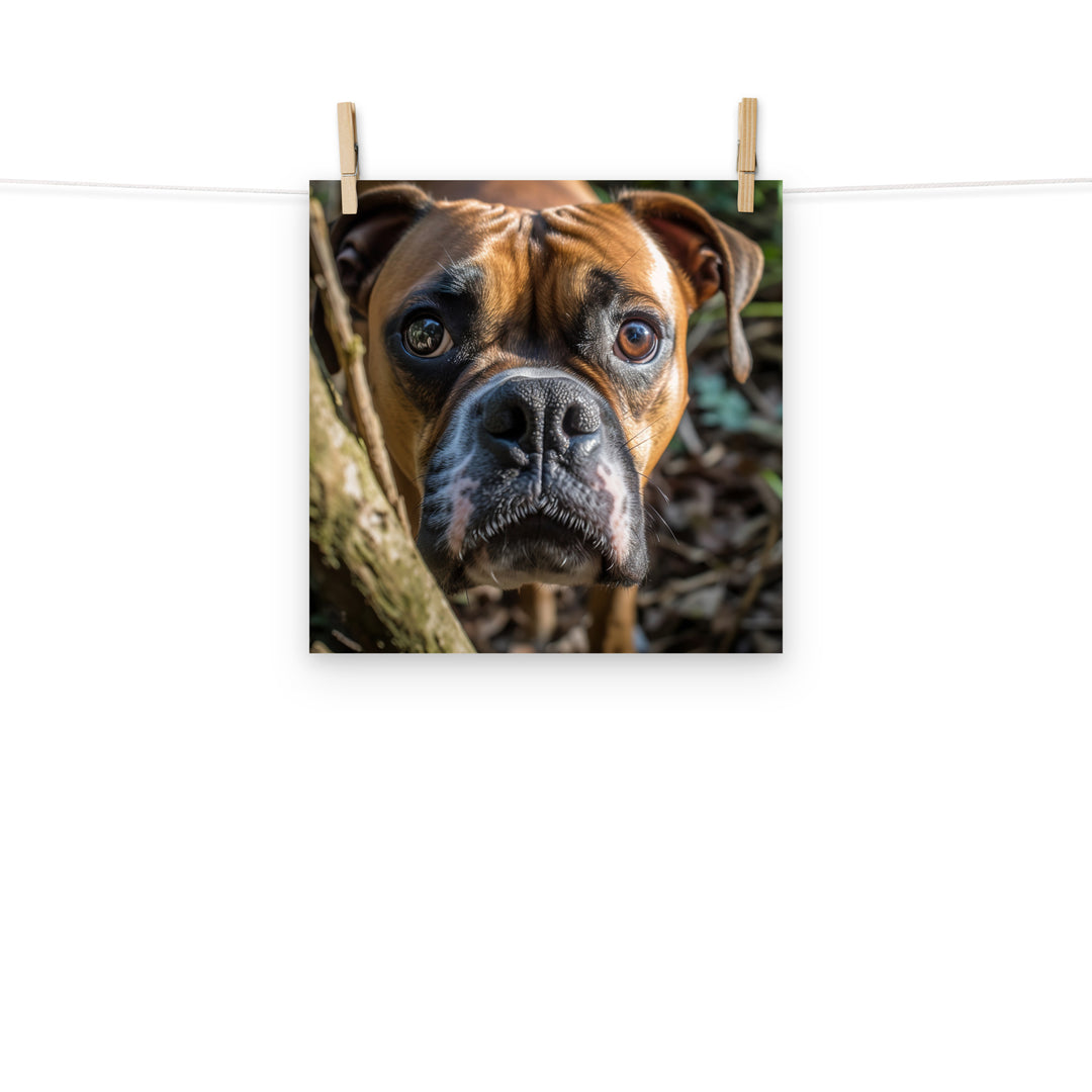 Boxer Photo paper poster - PosterfyAI.com