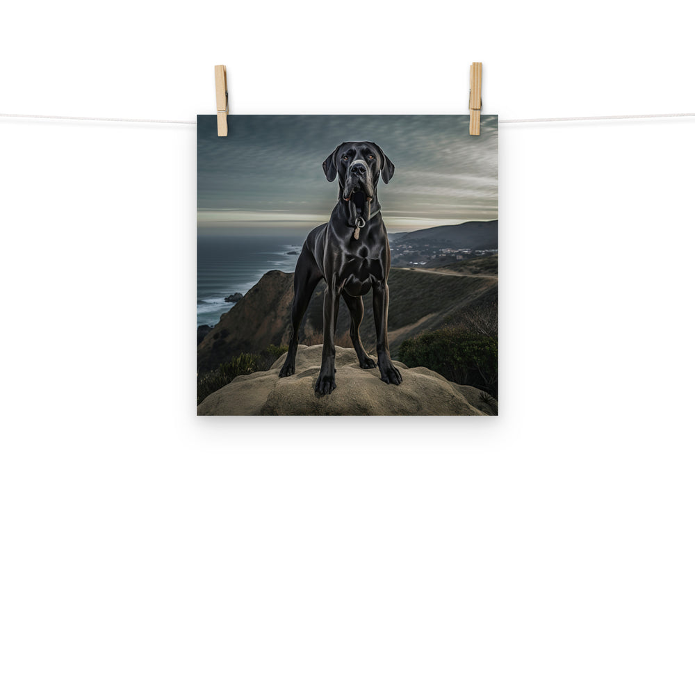 Great Dane Photo paper poster - PosterfyAI.com