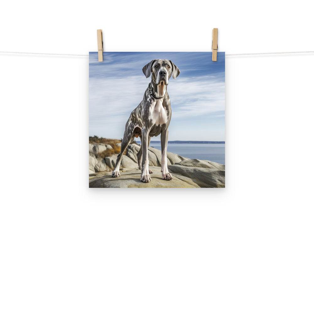 Great Dane Photo paper poster - PosterfyAI.com