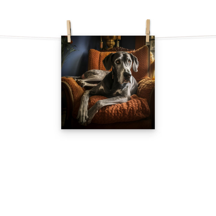 Great Dane Photo paper poster - PosterfyAI.com