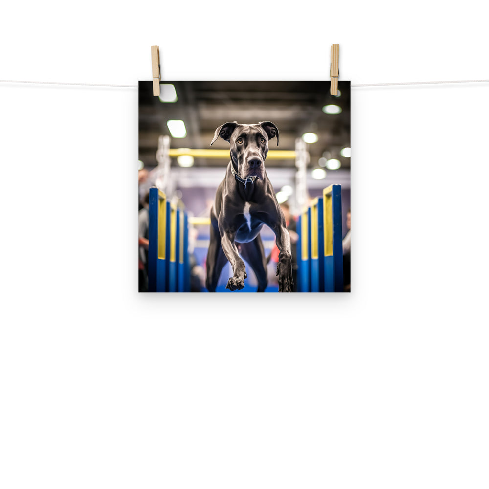 Great Dane Photo paper poster - PosterfyAI.com