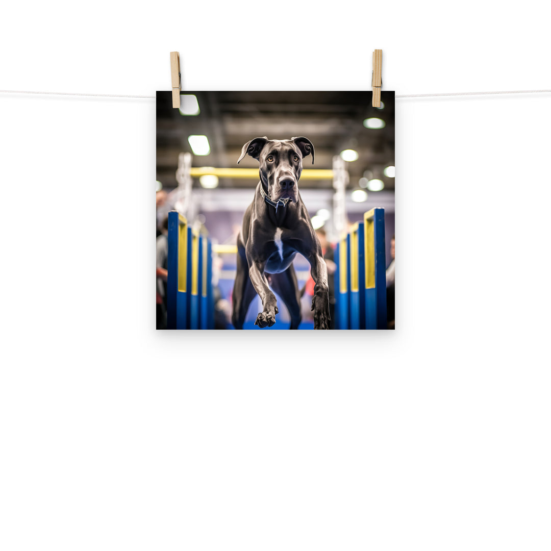 Great Dane Photo paper poster - PosterfyAI.com