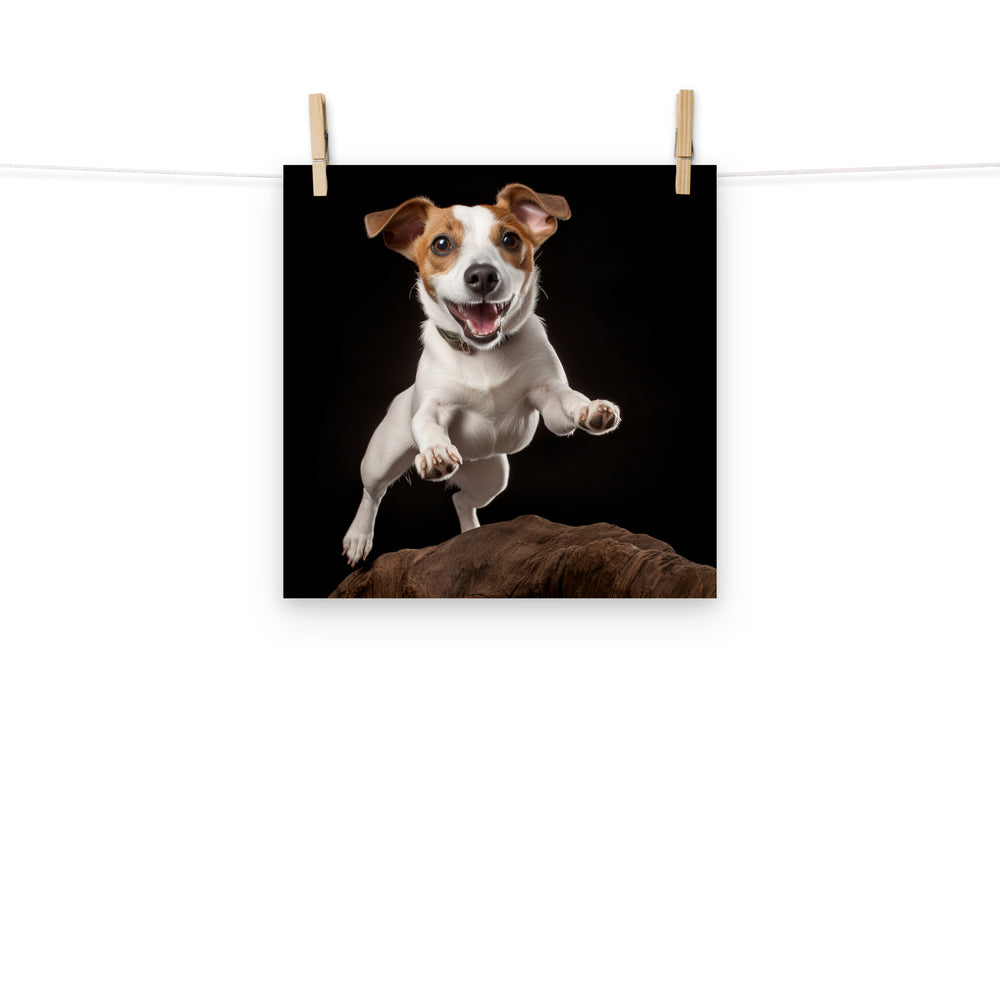 Jack Russell Terrier Photo paper poster - PosterfyAI.com