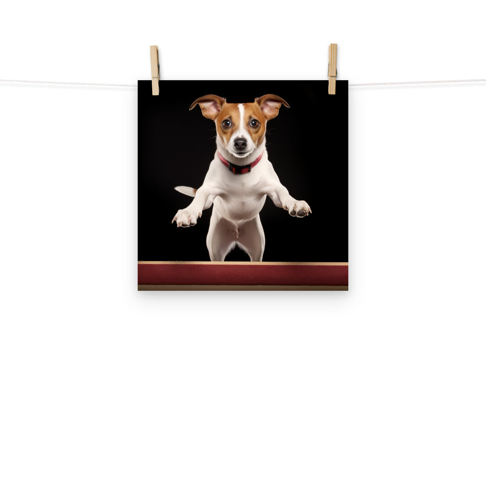 Jack Russell Terrier Photo paper poster - PosterfyAI.com