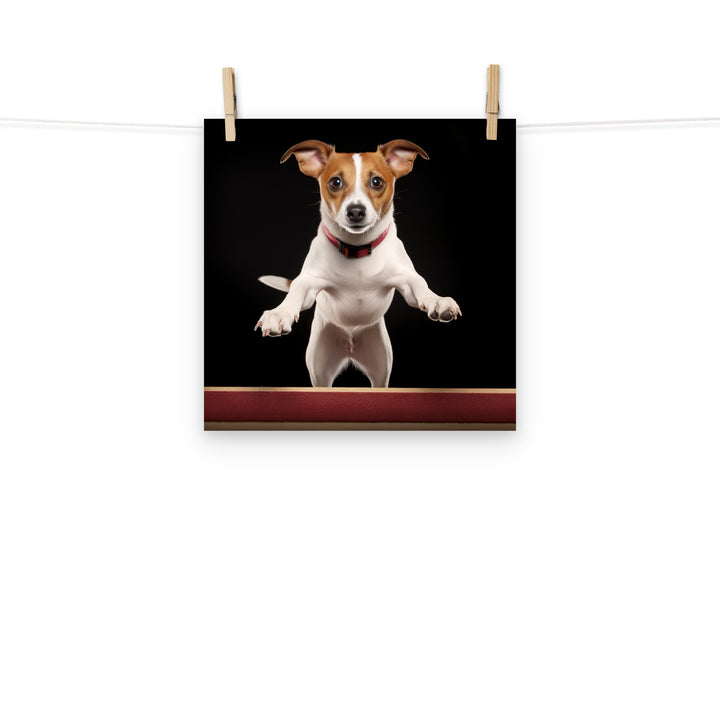 Jack Russell Terrier Photo paper poster - PosterfyAI.com