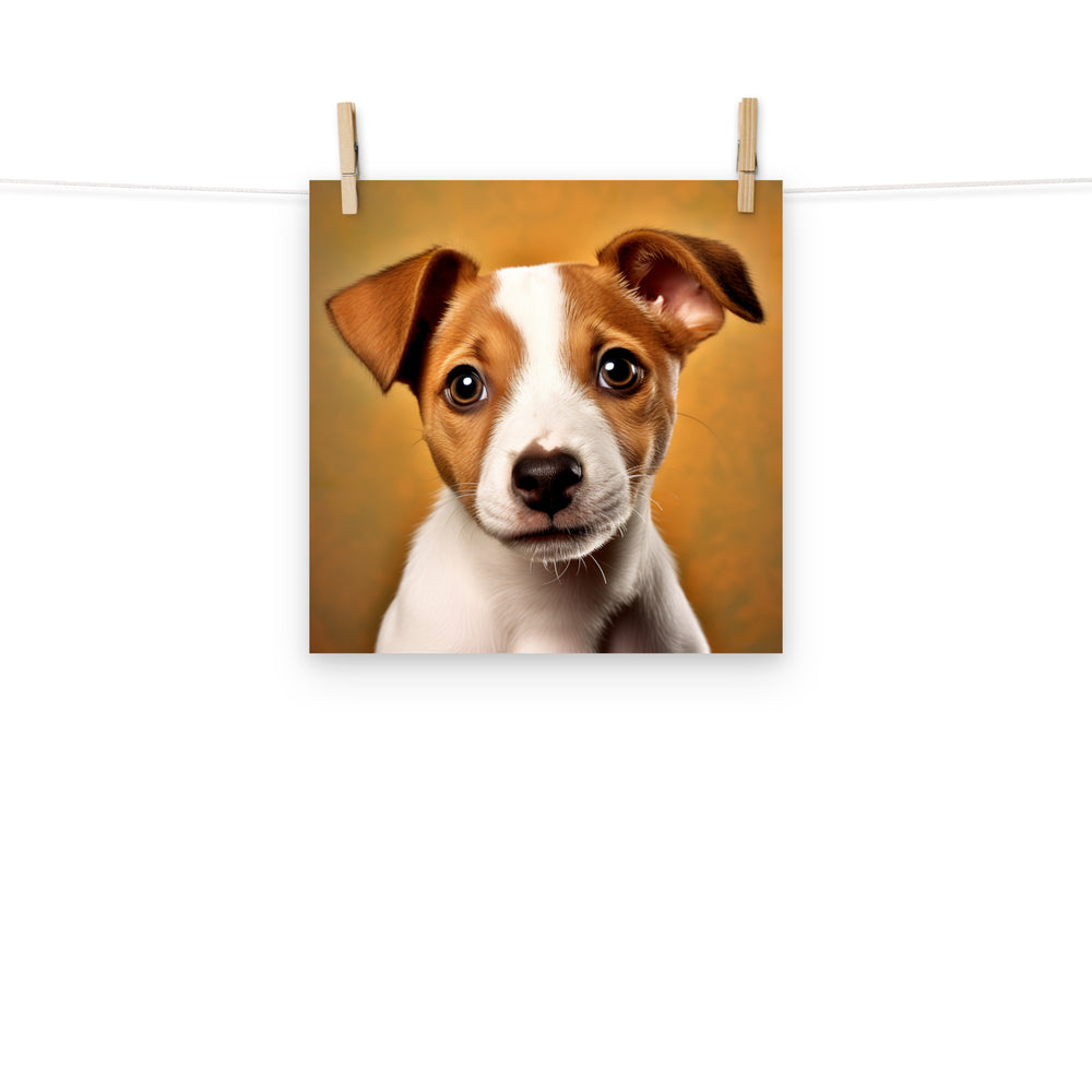 Jack Russell Terrier Photo paper poster - PosterfyAI.com