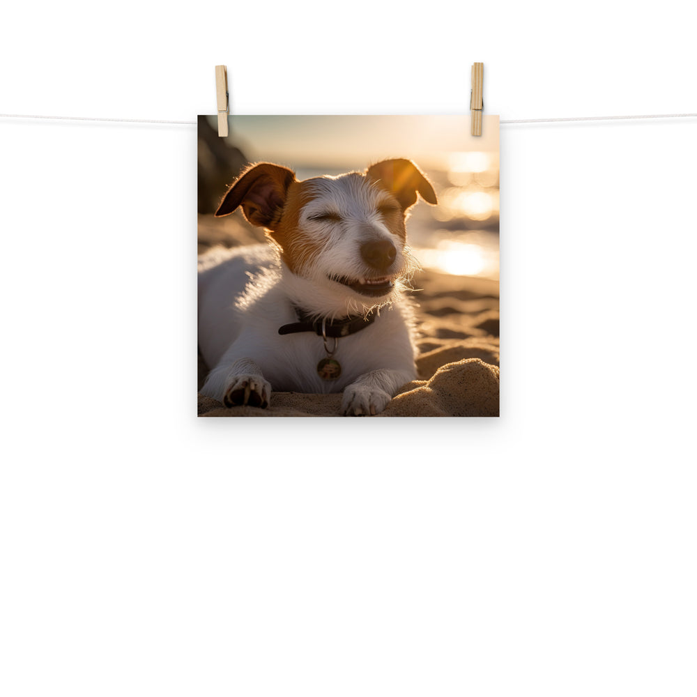Jack Russell Terrier Photo paper poster - PosterfyAI.com