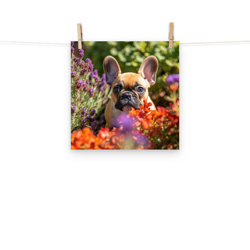 French Bulldog Photo paper poster - PosterfyAI.com
