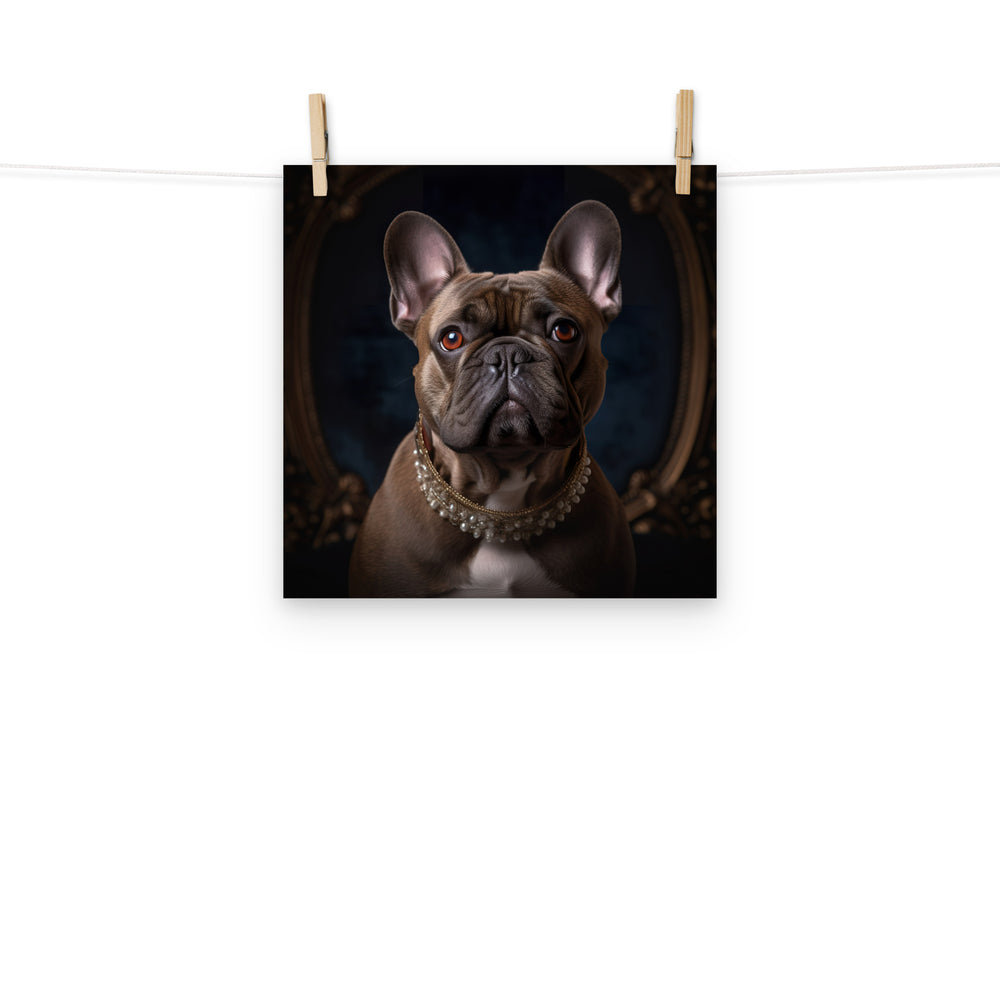 French Bulldog Photo paper poster - PosterfyAI.com