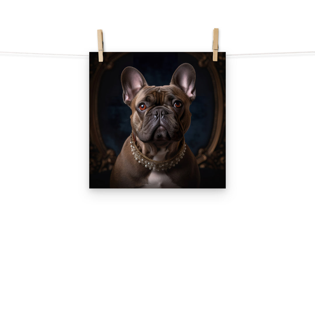 French Bulldog Photo paper poster - PosterfyAI.com
