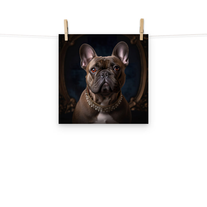 French Bulldog Photo paper poster - PosterfyAI.com