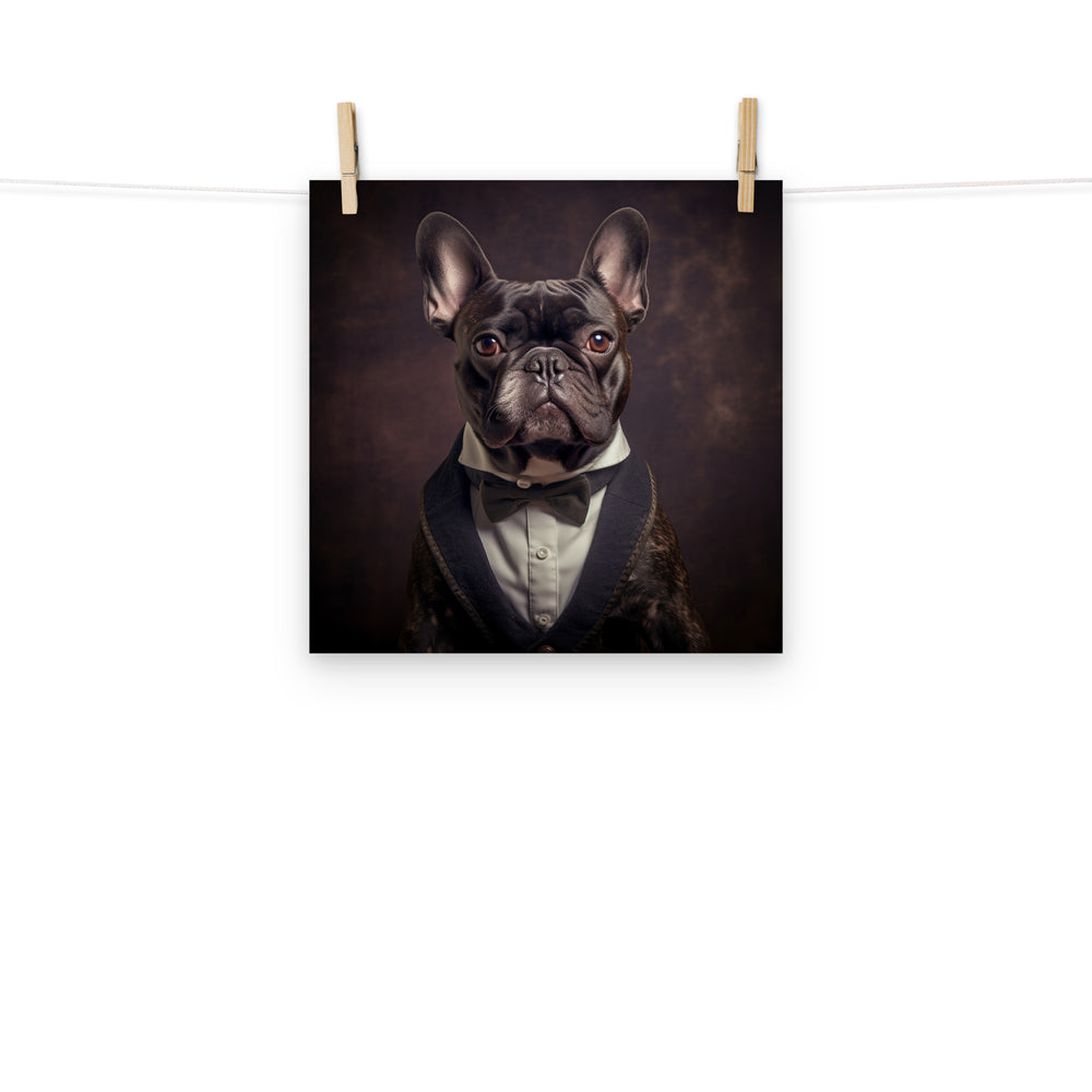 French Bulldog Photo paper poster - PosterfyAI.com