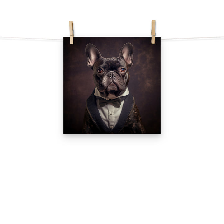 French Bulldog Photo paper poster - PosterfyAI.com