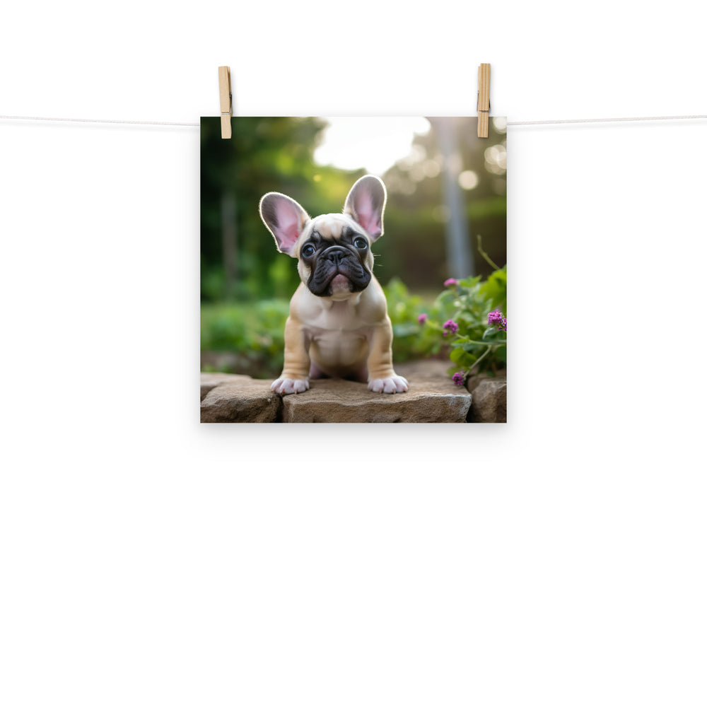 French Bulldog Photo paper poster - PosterfyAI.com