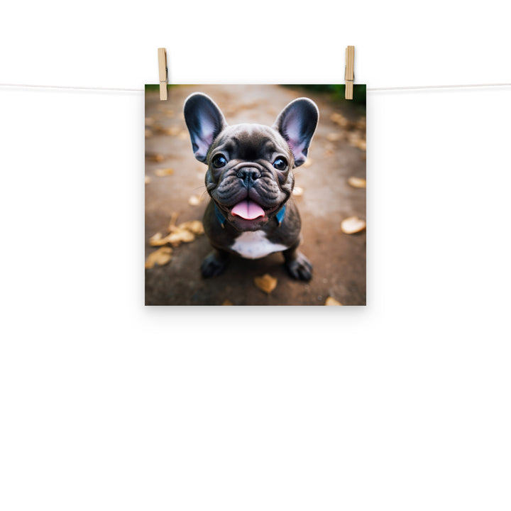 French Bulldog Photo paper poster - PosterfyAI.com