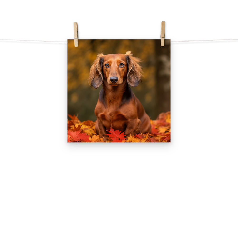 Dachshund Photo paper poster - PosterfyAI.com