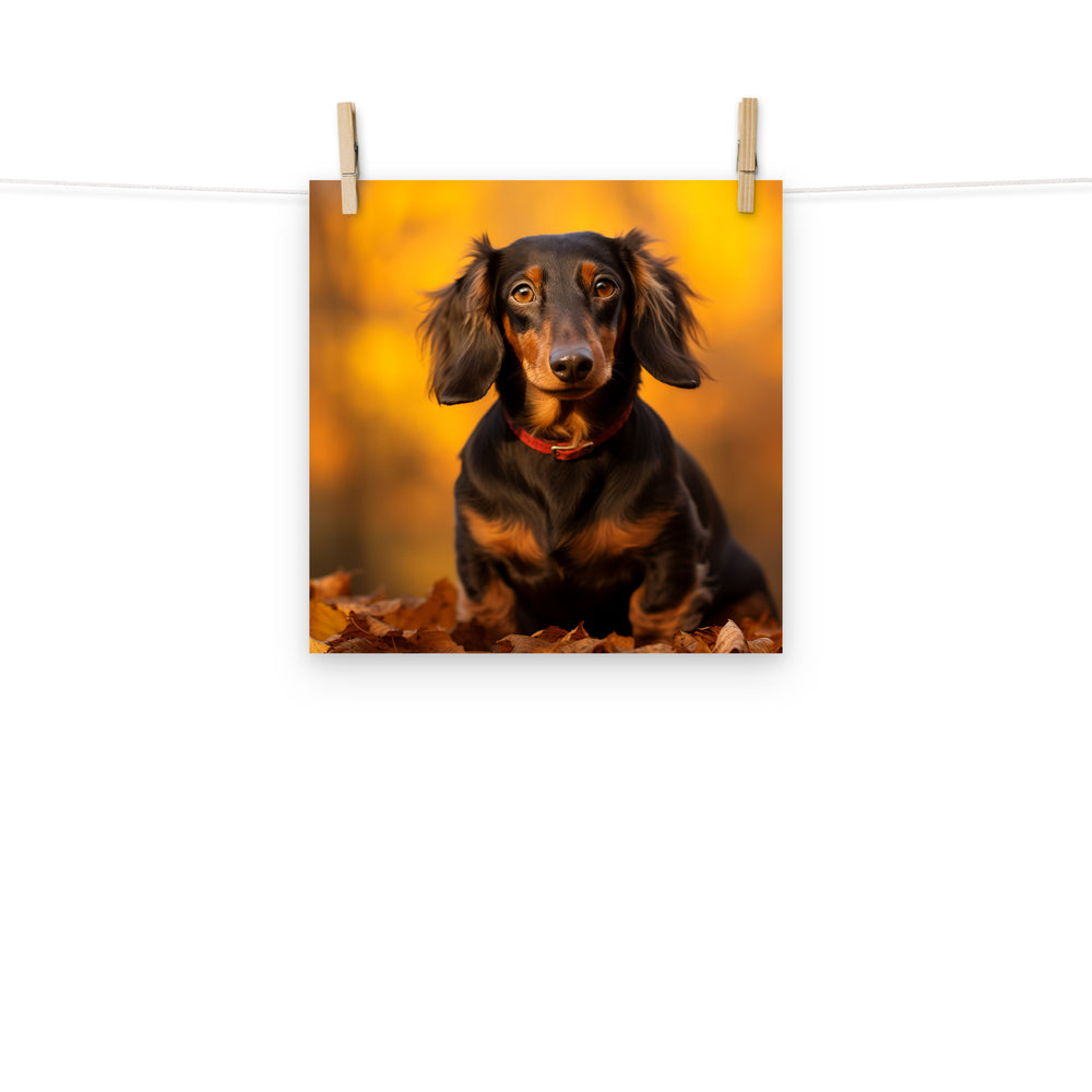 Dachshund Photo paper poster - PosterfyAI.com