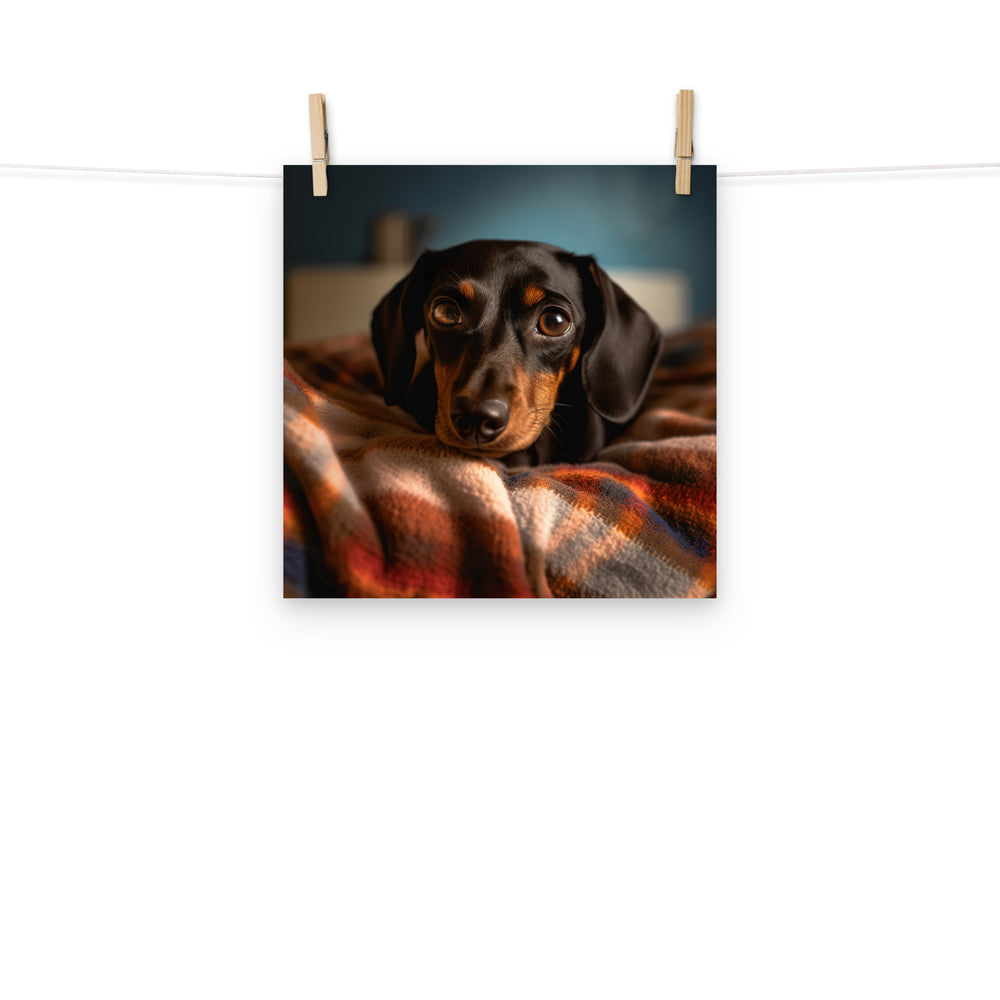 Dachshund Photo paper poster - PosterfyAI.com