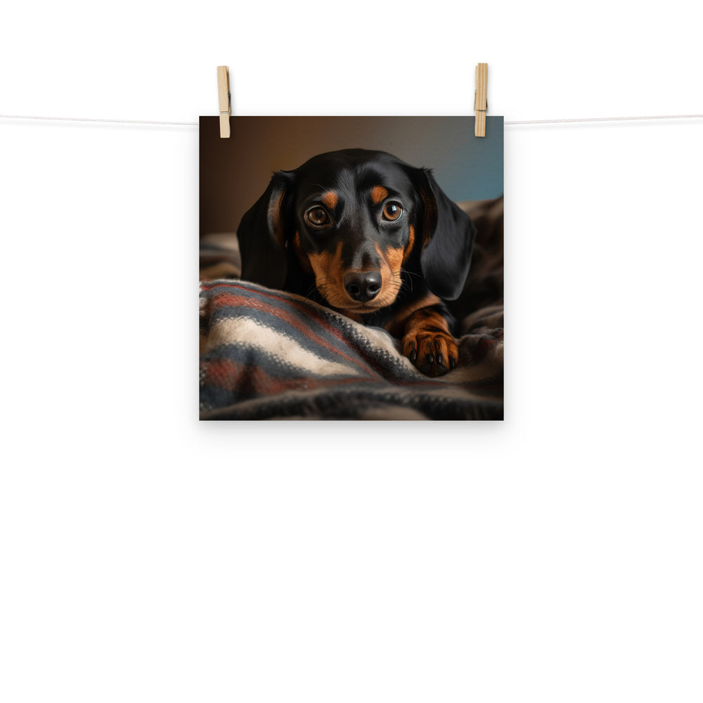 Dachshund Photo paper poster - PosterfyAI.com