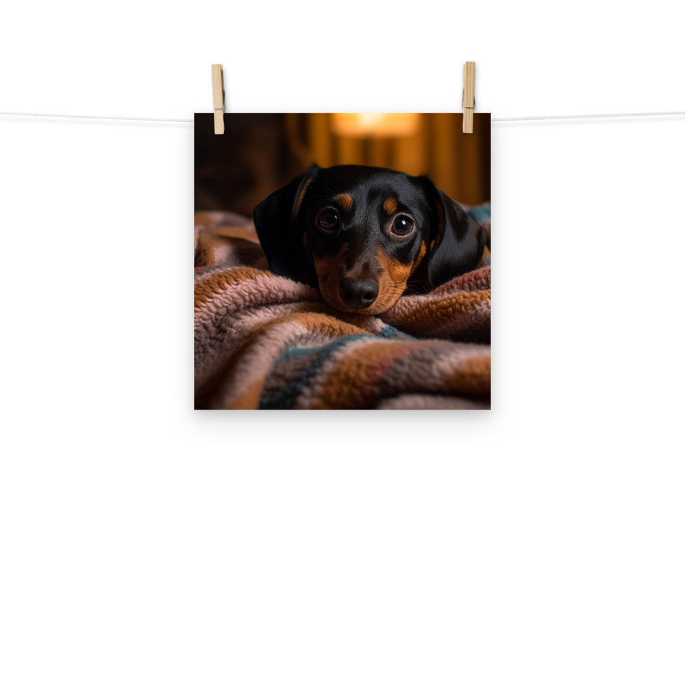 Dachshund Photo paper poster - PosterfyAI.com