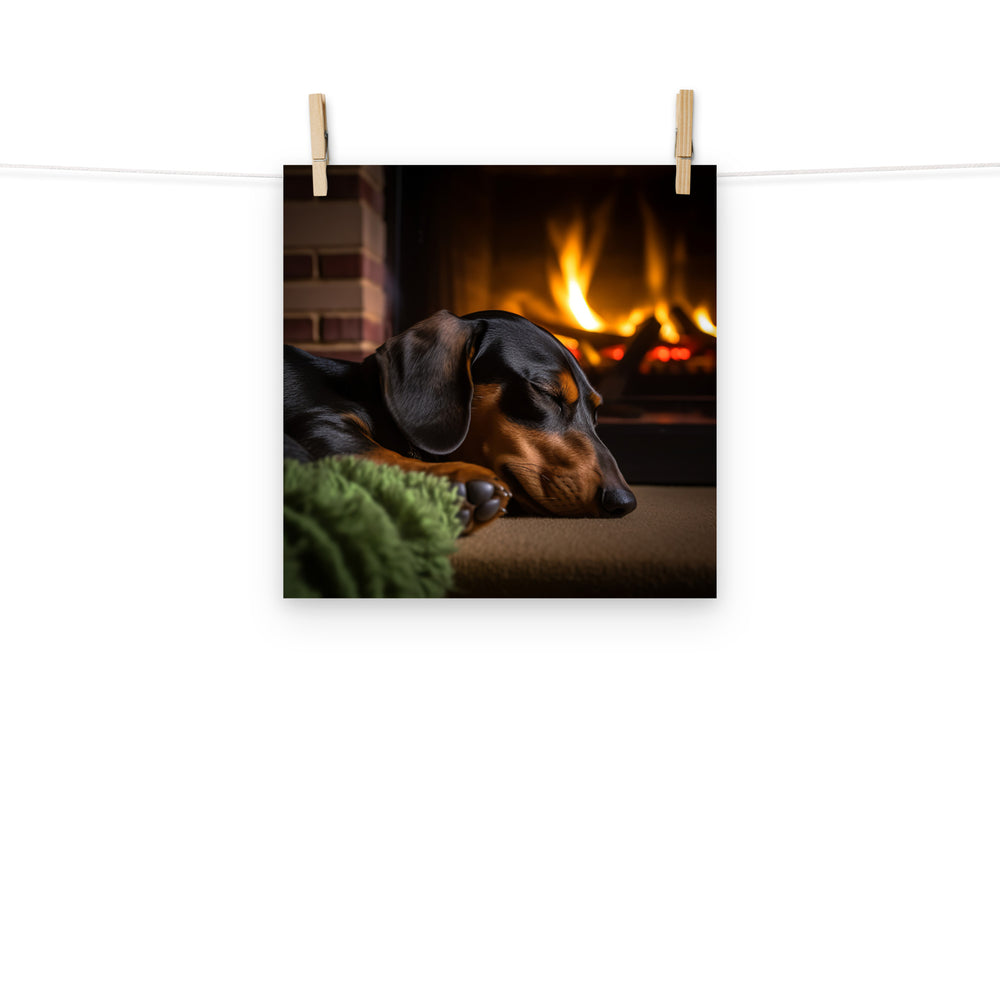 Dachshund Photo paper poster - PosterfyAI.com