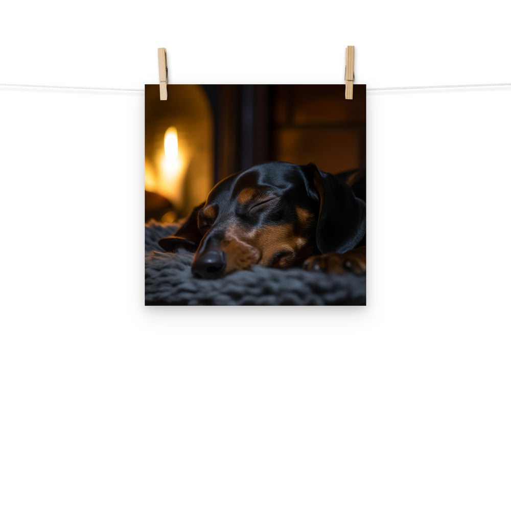 Dachshund Photo paper poster - PosterfyAI.com