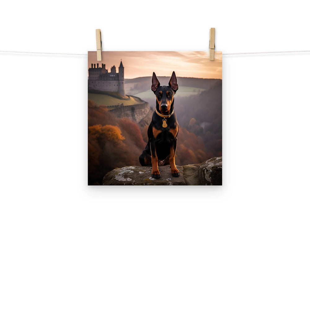 Doberman Photo paper poster - PosterfyAI.com
