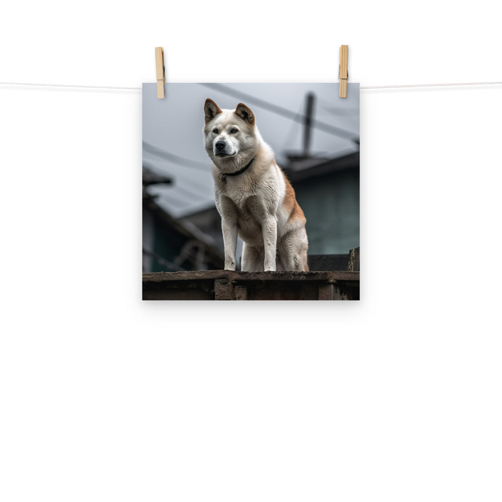 Akita Photo paper poster - PosterfyAI.com