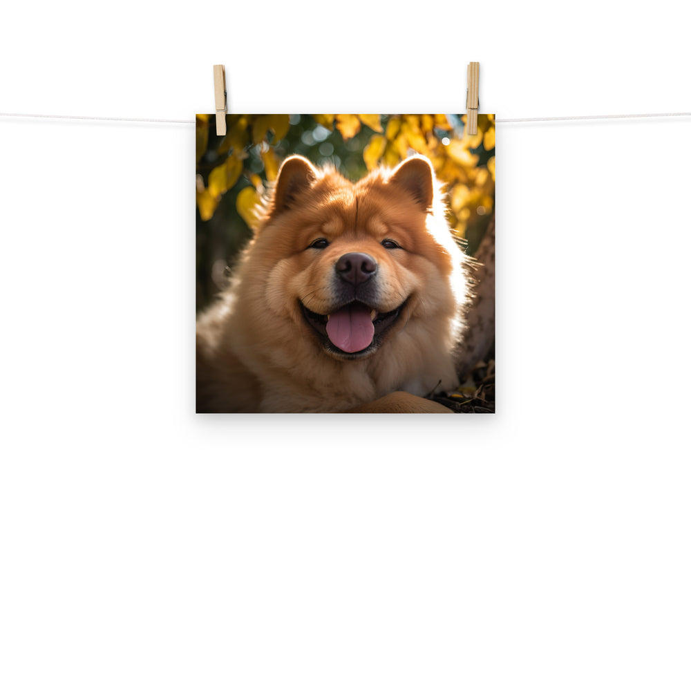 Chow Chow Photo paper poster - PosterfyAI.com