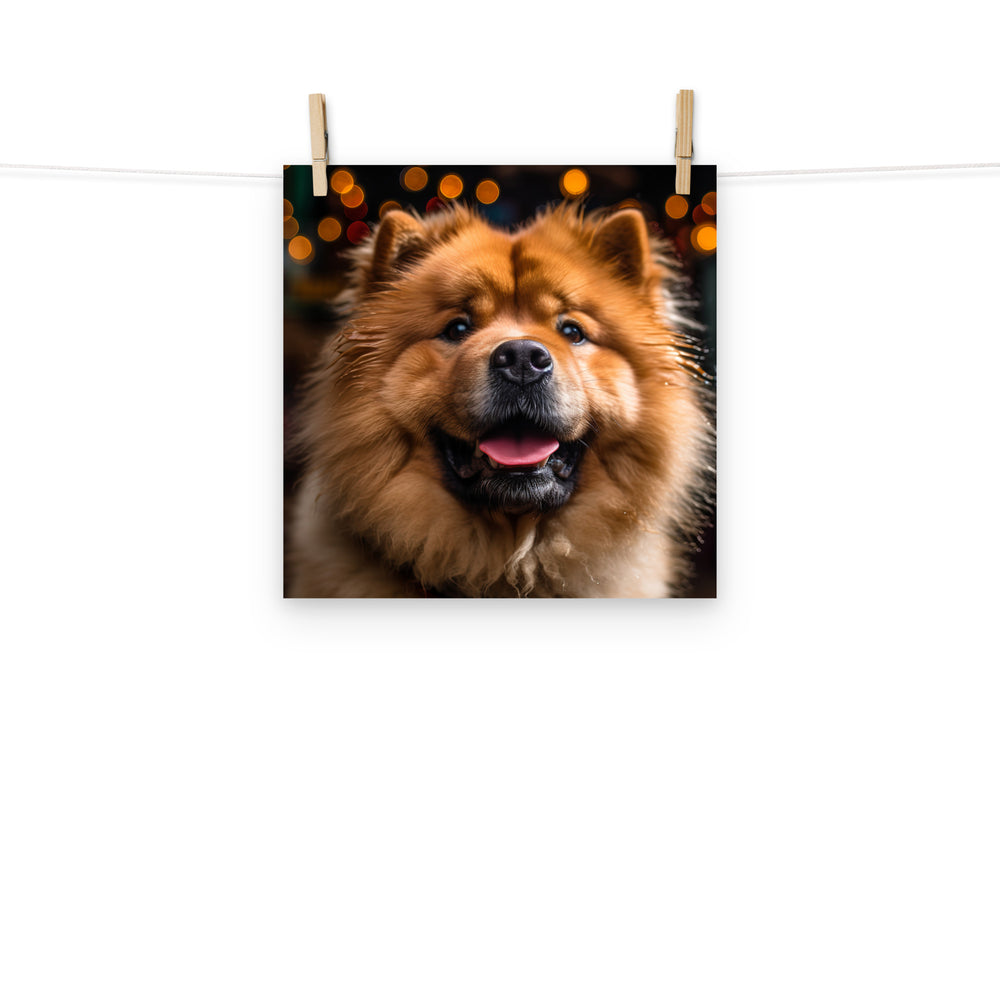 Chow Chow Photo paper poster - PosterfyAI.com