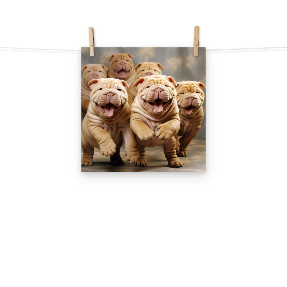 Shar Pei Photo paper poster - PosterfyAI.com