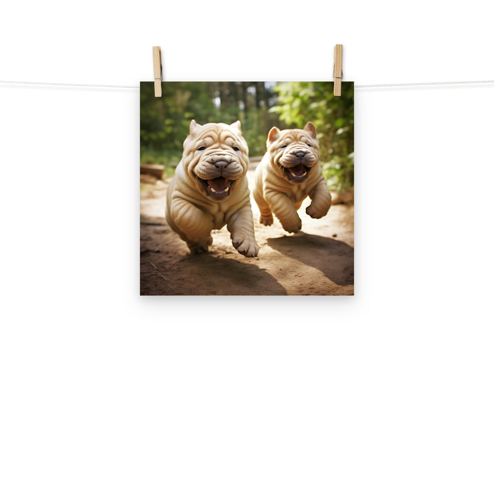 Shar Pei Photo paper poster - PosterfyAI.com