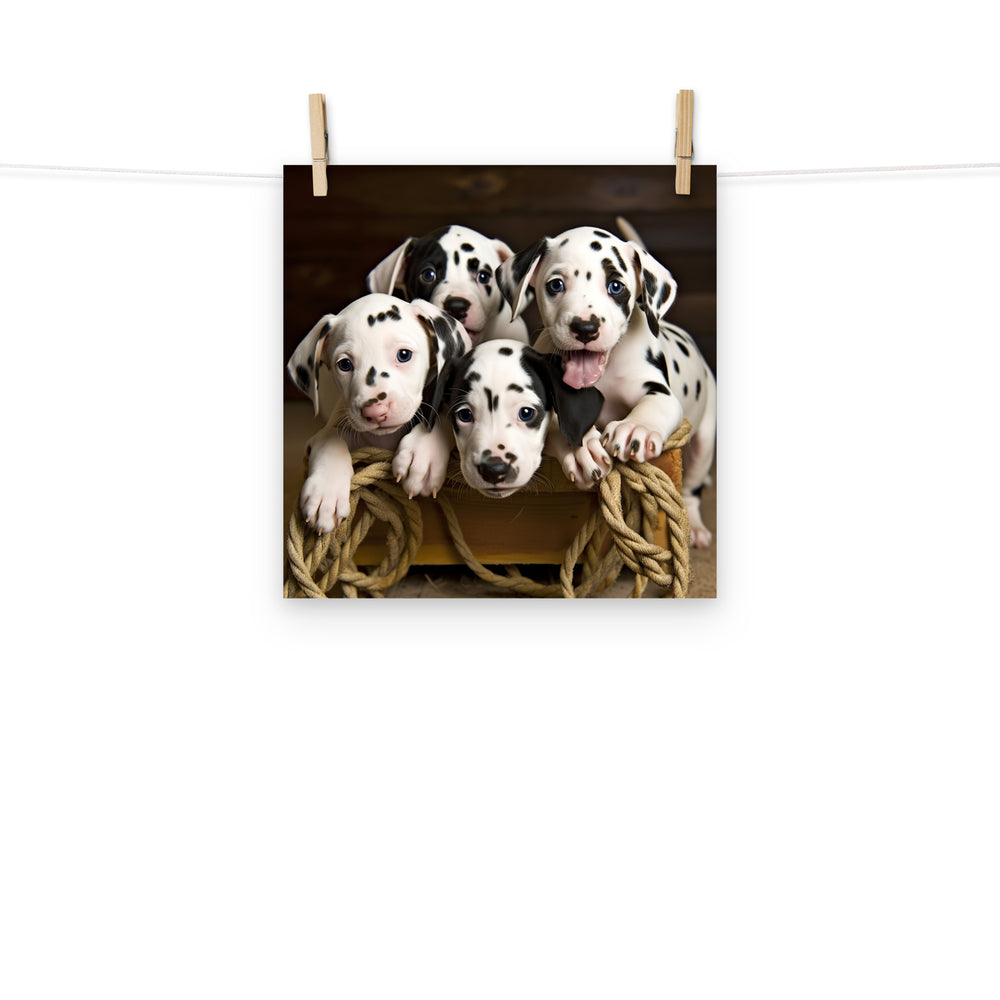Dalmatian Photo paper poster - PosterfyAI.com