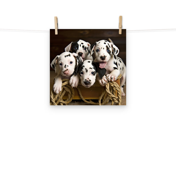 Dalmatian Photo paper poster - PosterfyAI.com