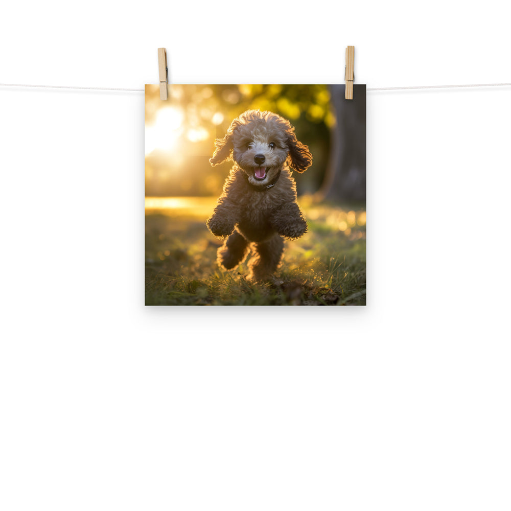 Poodle Photo paper poster - PosterfyAI.com