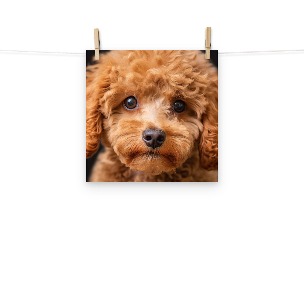 Poodle Photo paper poster - PosterfyAI.com