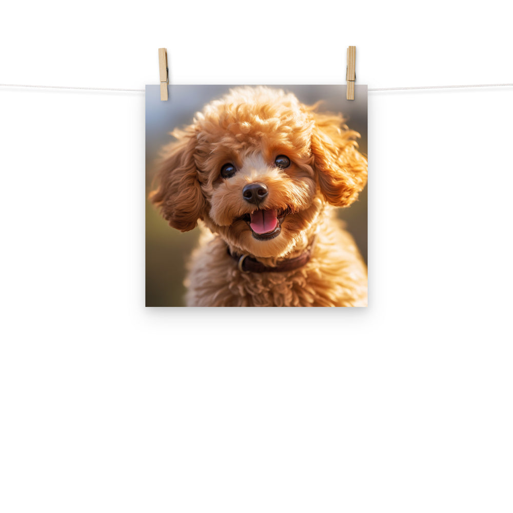 Poodle Photo paper poster - PosterfyAI.com