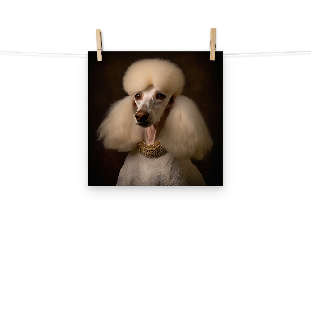Poodle Photo paper poster - PosterfyAI.com