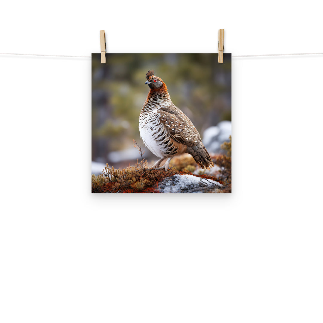 Grouse Photo paper poster - PosterfyAI.com