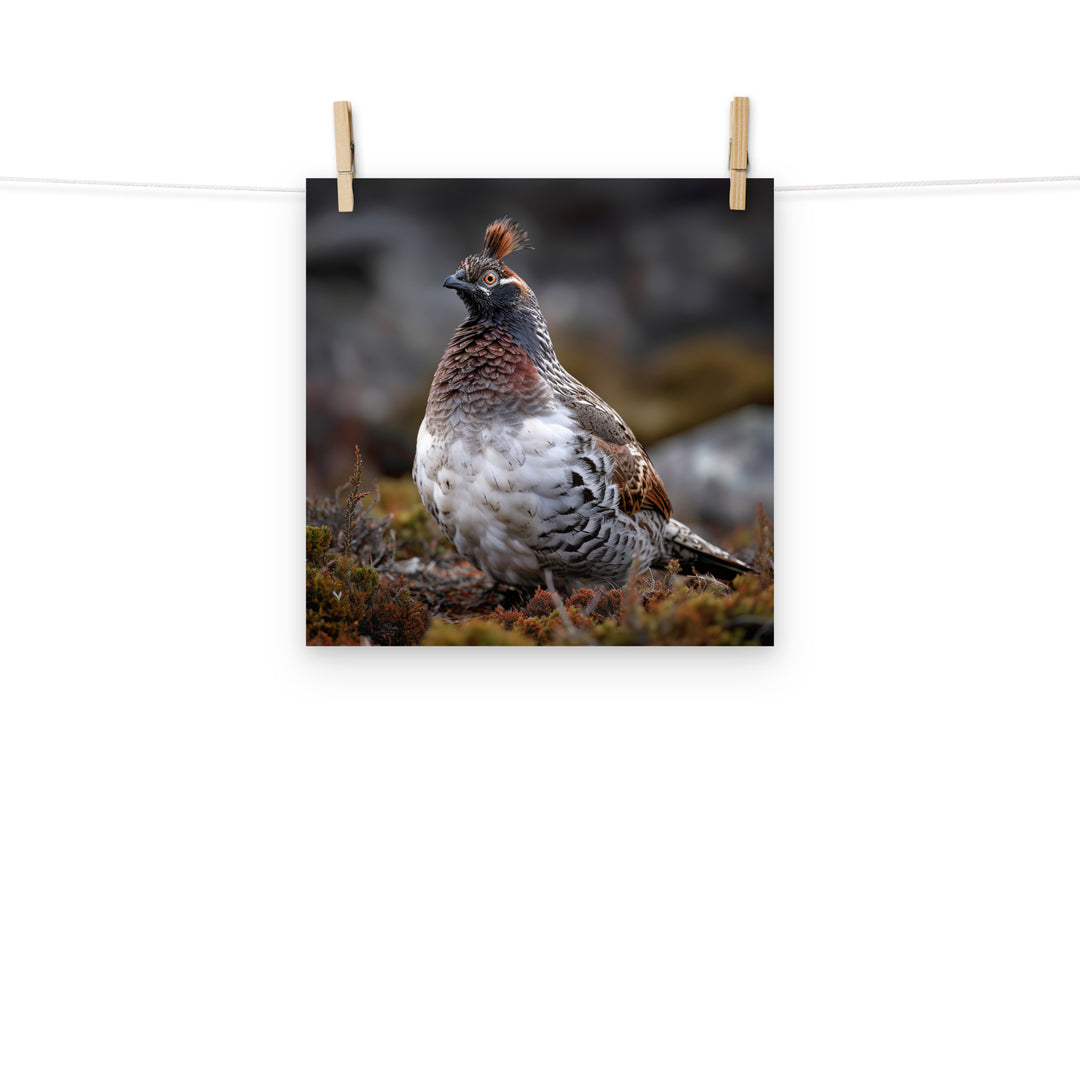 Grouse Photo paper poster - PosterfyAI.com