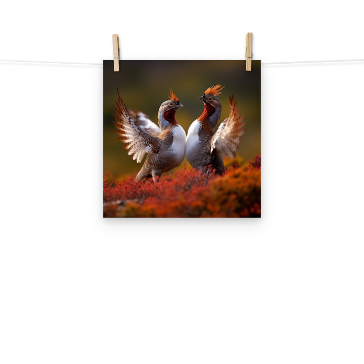 Grouse Photo paper poster - PosterfyAI.com