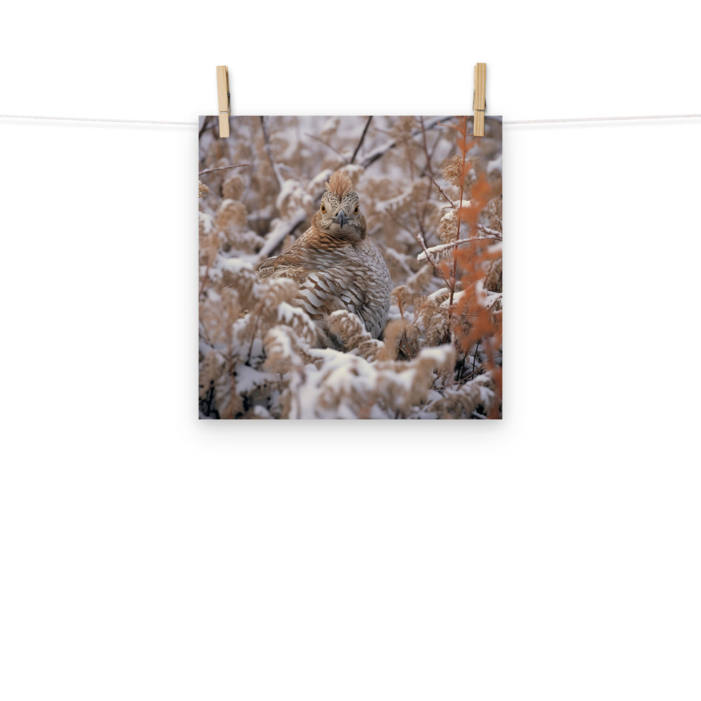 Grouse Photo paper poster - PosterfyAI.com