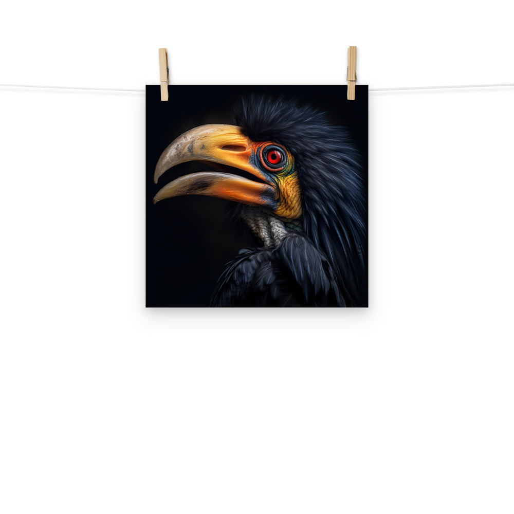 Hornbill Photo paper poster - PosterfyAI.com