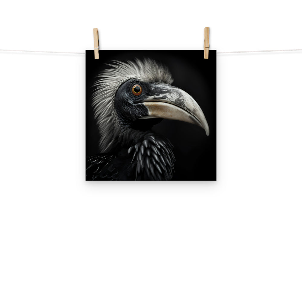Hornbill Photo paper poster - PosterfyAI.com