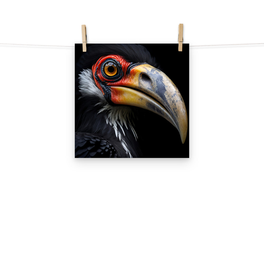 Hornbill Photo paper poster - PosterfyAI.com